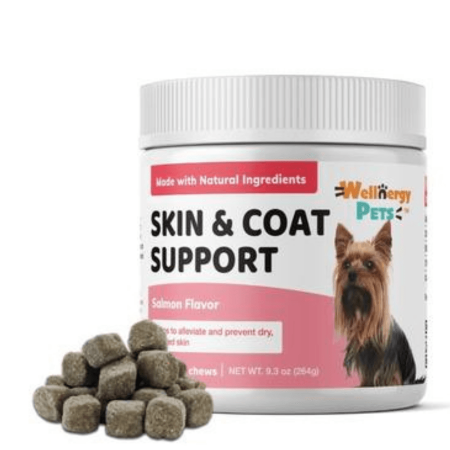SKIN & COAT SUPPORT<br>skin and coat supplement for dogs